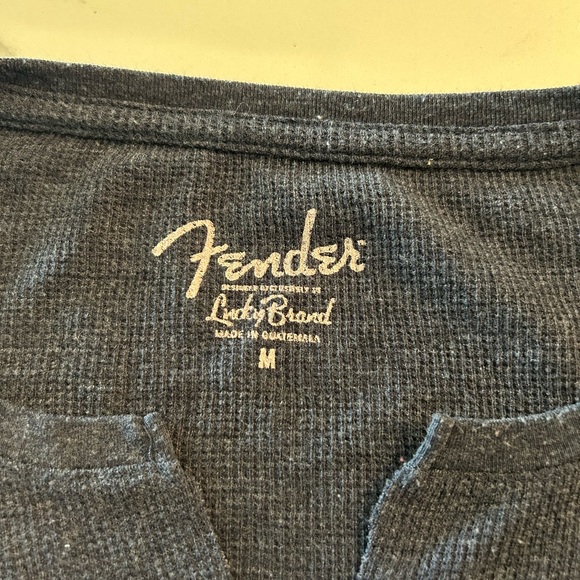 Luck Brand x Fender Guitar Long Sleeve Size Medium - Picture 3 of 6